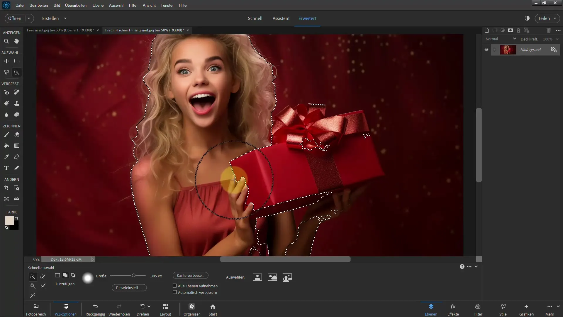 Fjern fargesømmer effektivt - En veiledning for Photoshop Elements
