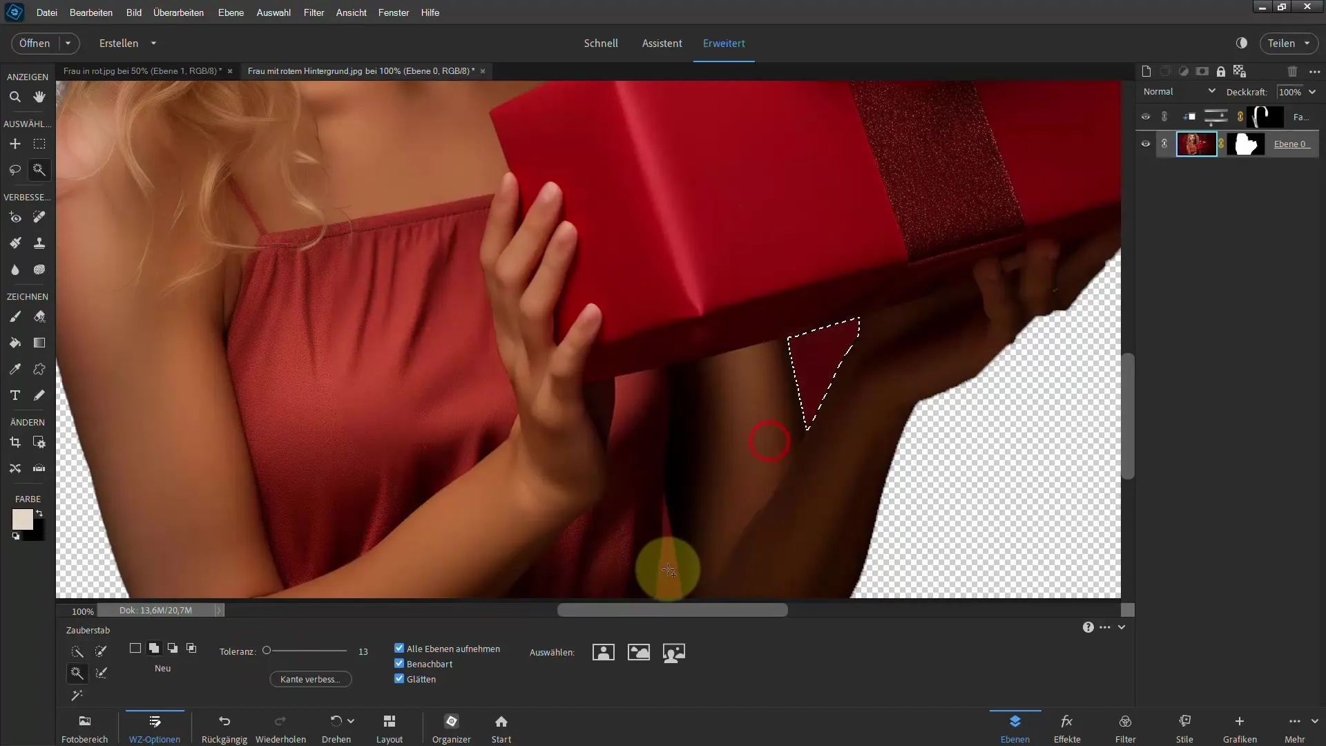 Fjern fargekanter effektivt - En veiledning for Photoshop Elements