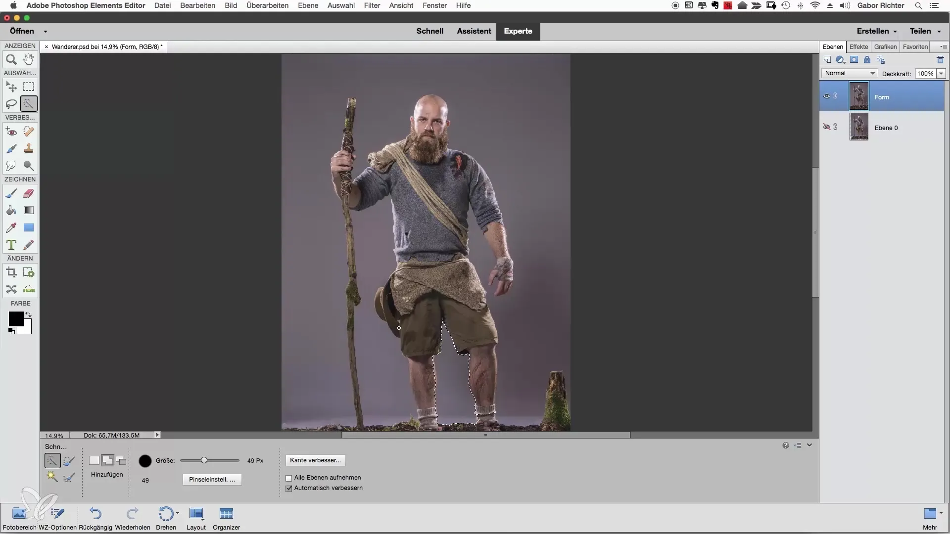 Frigjøring i Photoshop Elements gjort enklere