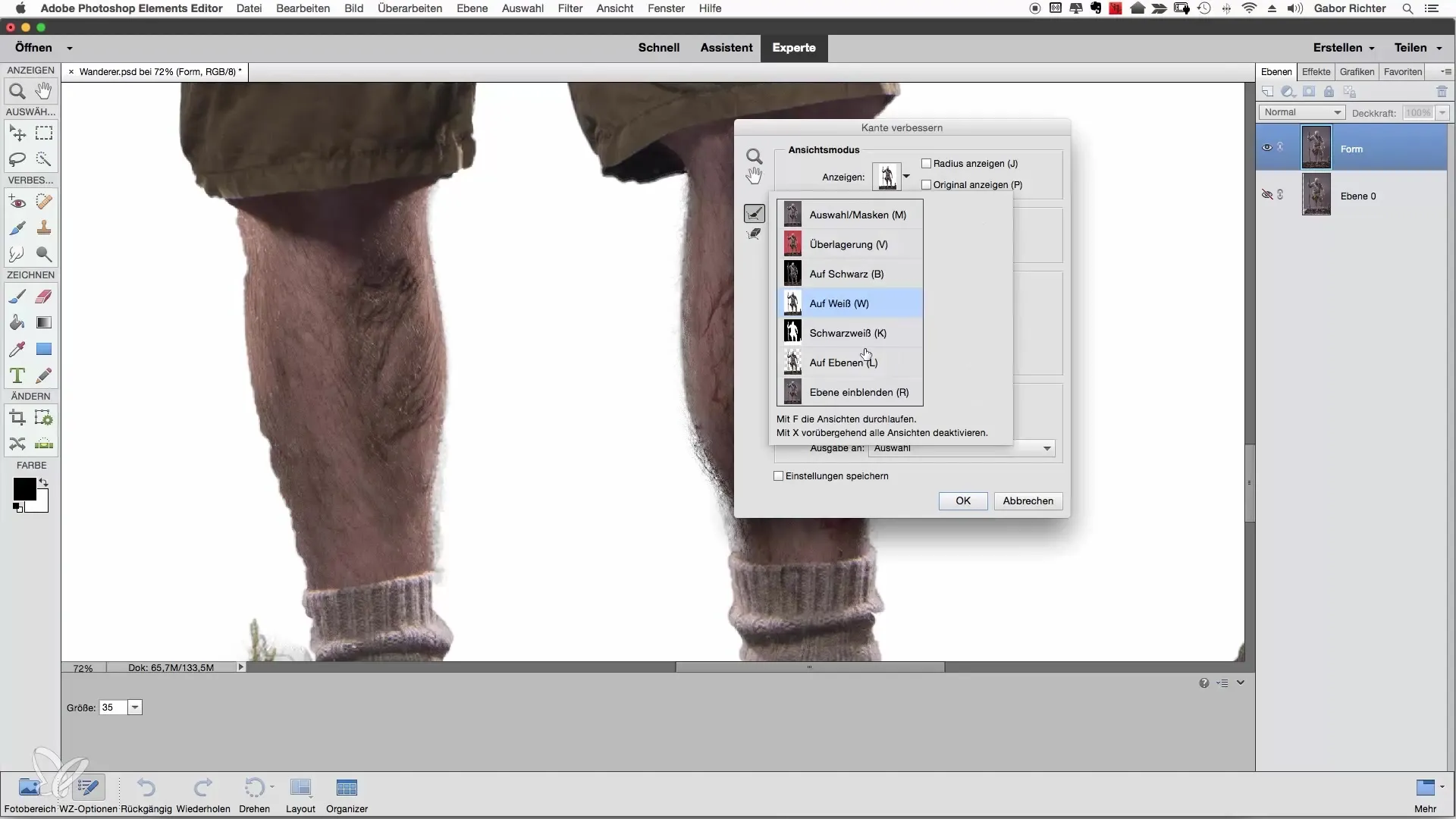 Улучшение выделения в Photoshop Elements: пошаговая инструкция Улучшение выделения в Photoshop Elements: пошаговое руководство