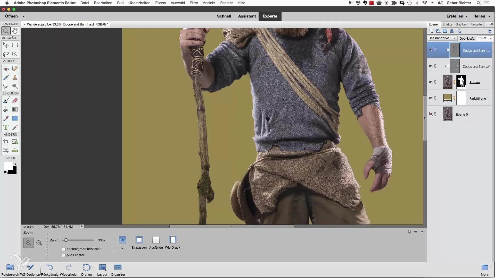 Klær i Photoshop Elements: Dodge og Burn enkelt forklart Klær i Photoshop Elements: Dodge og Burn enkelt forklart