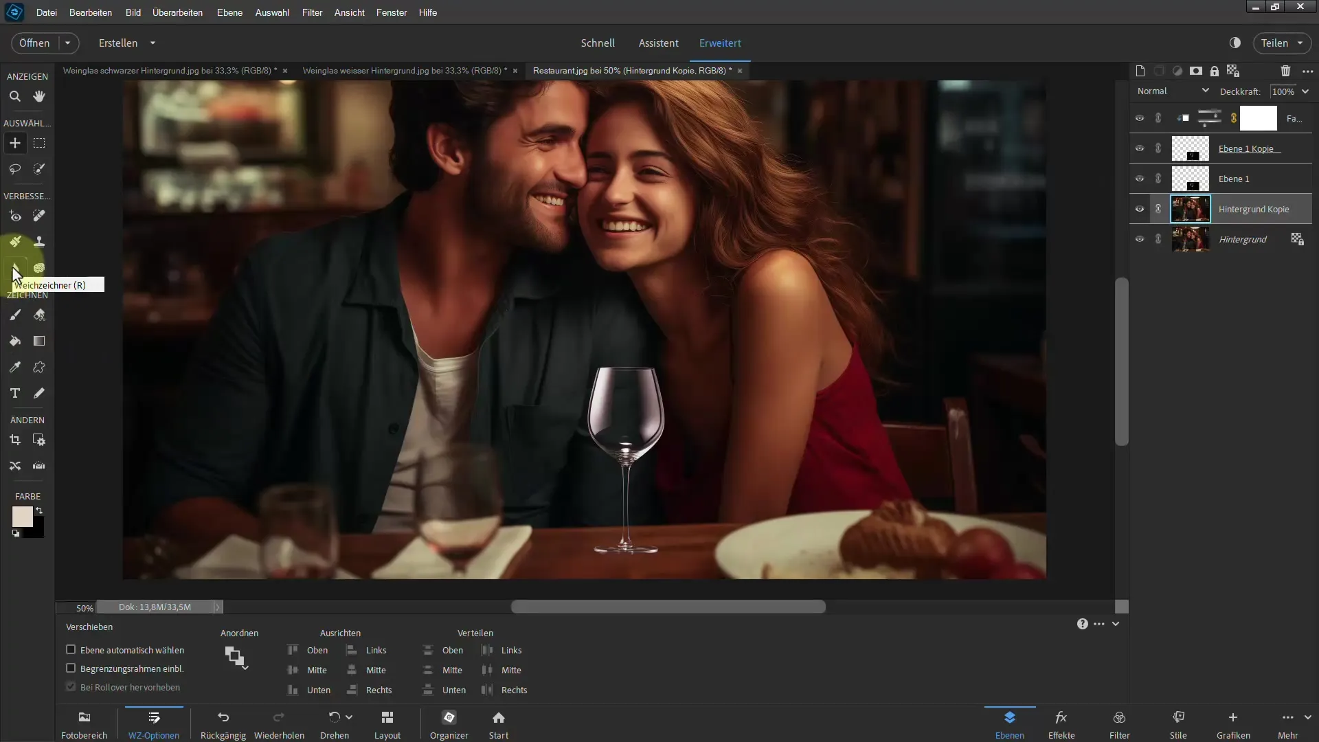 Frigjøre glass med Photoshop Elements: Tips og triks for den perfekte fremstillingen av glass