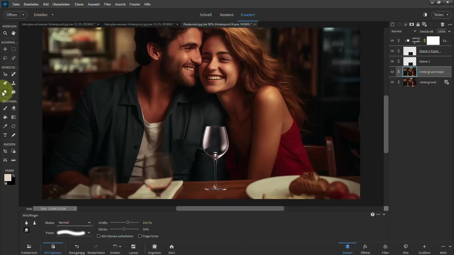Utvalg av glass med Photoshop Elements: Tips og triks for perfekt gjengivelse av glass