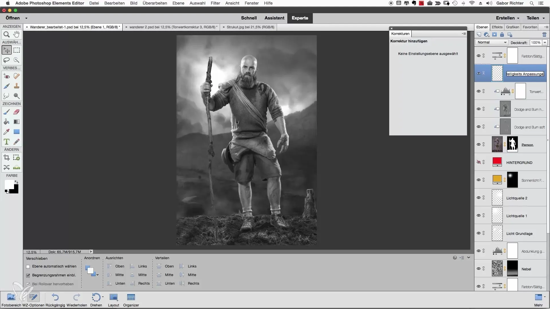 Ajustes de brillo en Photoshop Elements para personas Ajustes de brillo en Photoshop Elements para personas