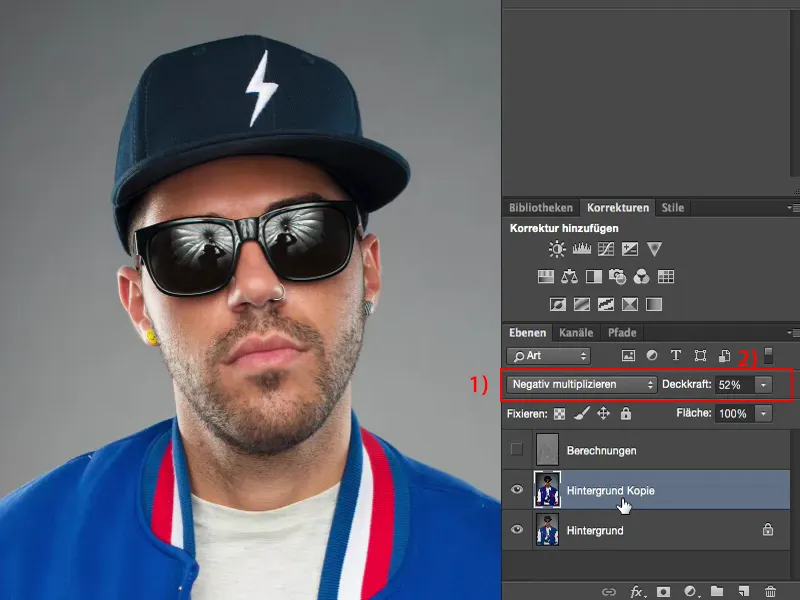 Välimus ja stiilid Photoshopis - Pildi arvutamine