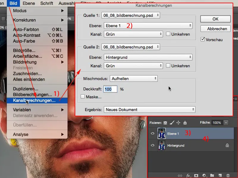 Vaated ja stiilid Photoshopis - Pildi arvutamine