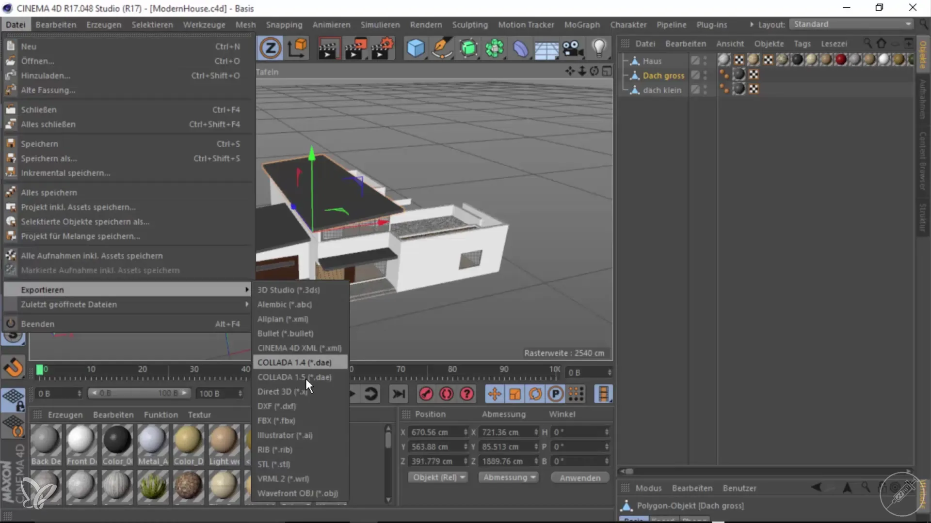Importar modelos de casas de manera eficiente en Unity Modelo de casa importado de manera eficiente en Unity