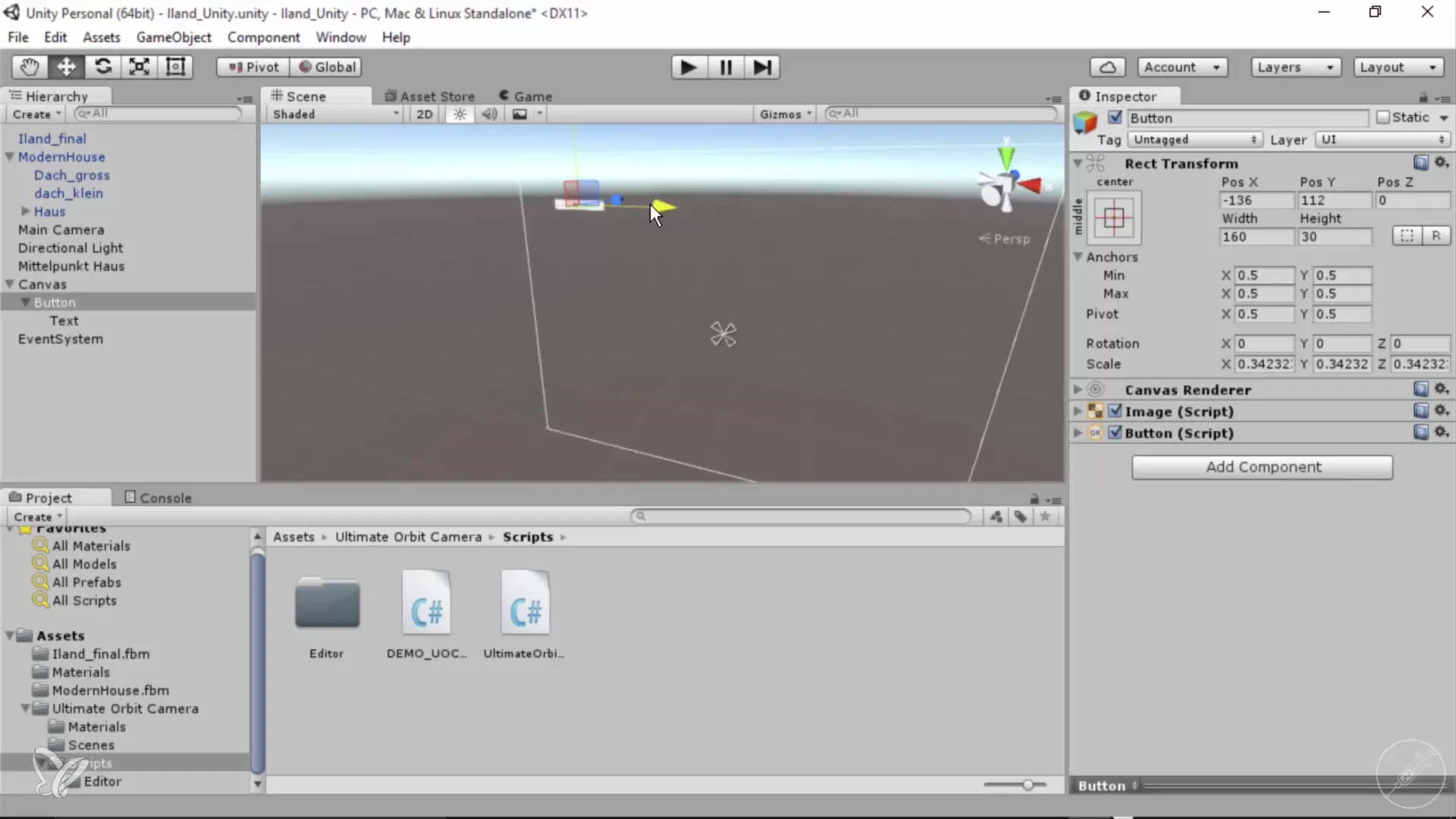 Crear botones dinámicos para casas con Unity Crear botones dinámicos para casas con Unity