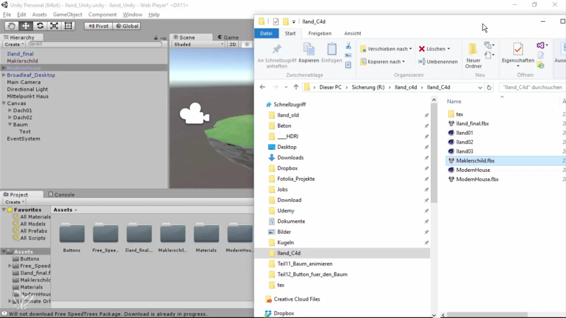 Crear un cartel publicitario con Unity y Cinema 4D Crear un cartel publicitario con Unity y Cinema 4D
