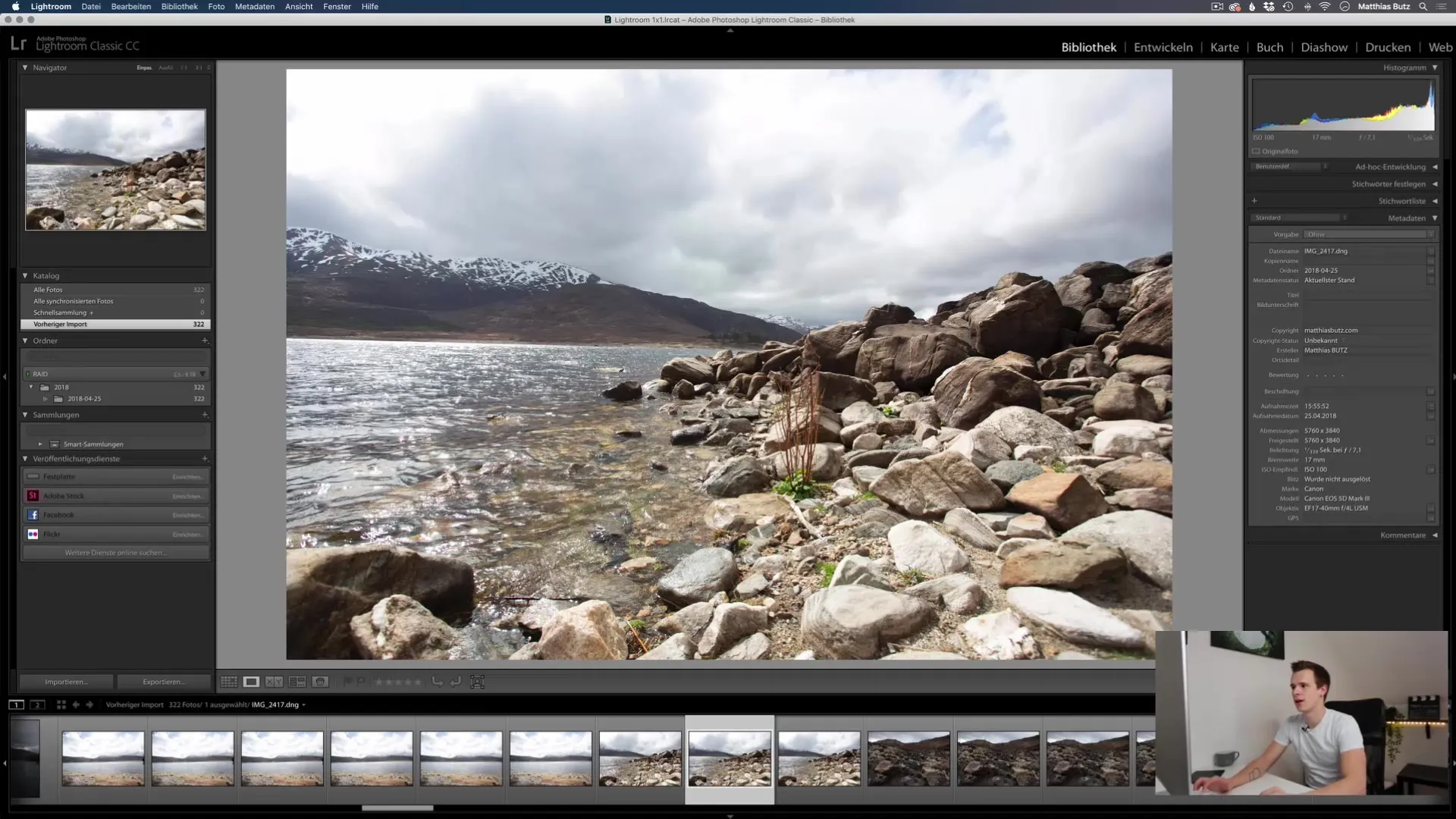 Lightroom Classic CC forhåndsvisninger: Effektivt arbejde med billedstyring