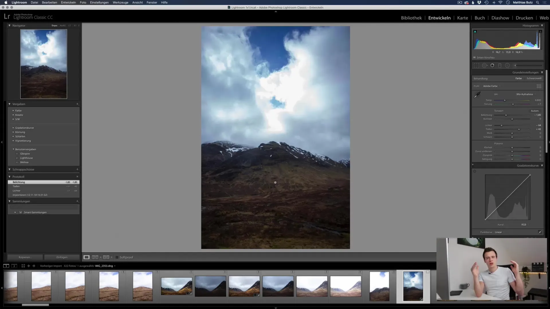 Lightroom Classic CC forhåndsvisninger: Effektiv arbejde med billedehåndtering