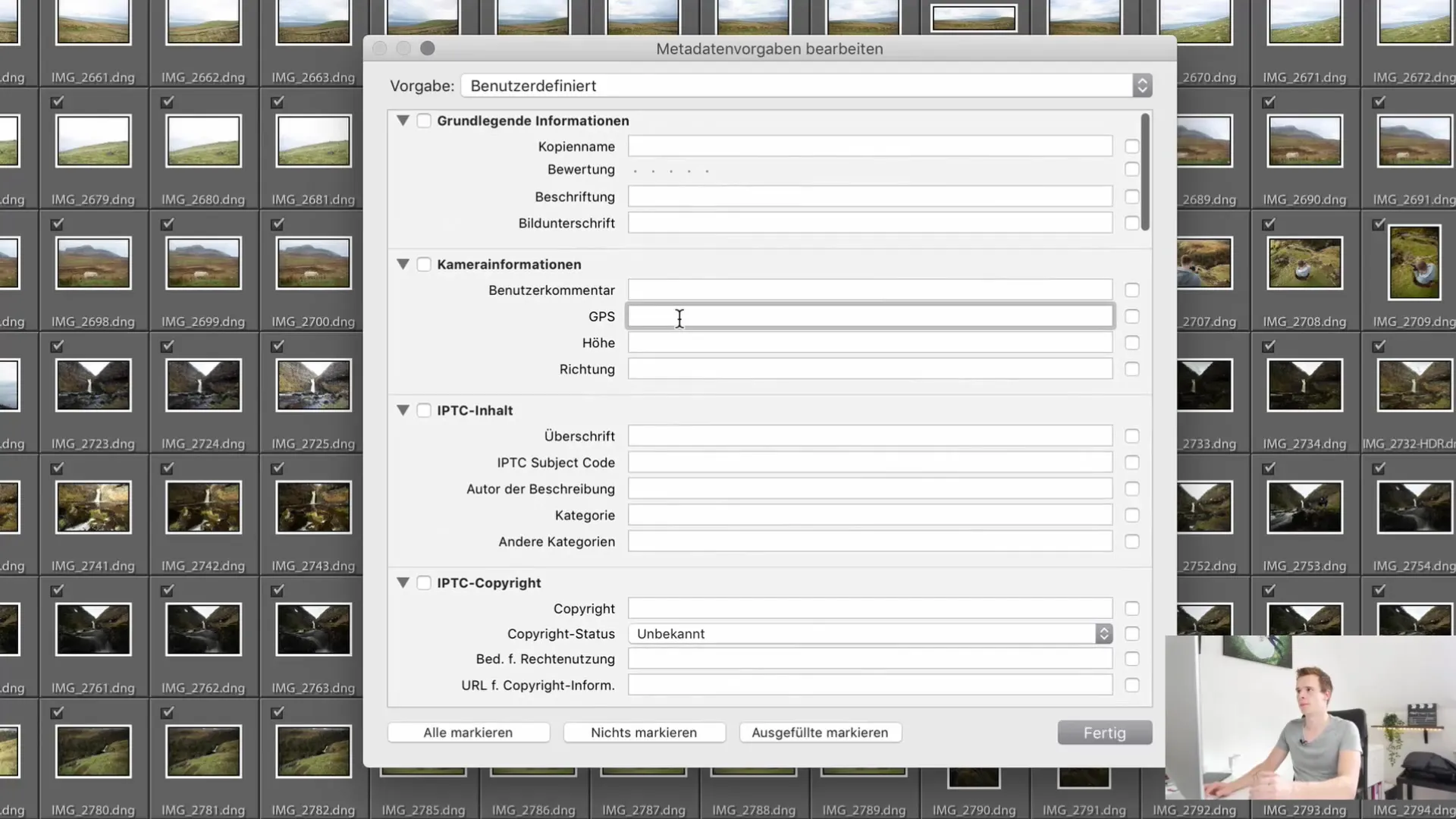 Importazione efficiente delle immagini in Lightroom Classic CC