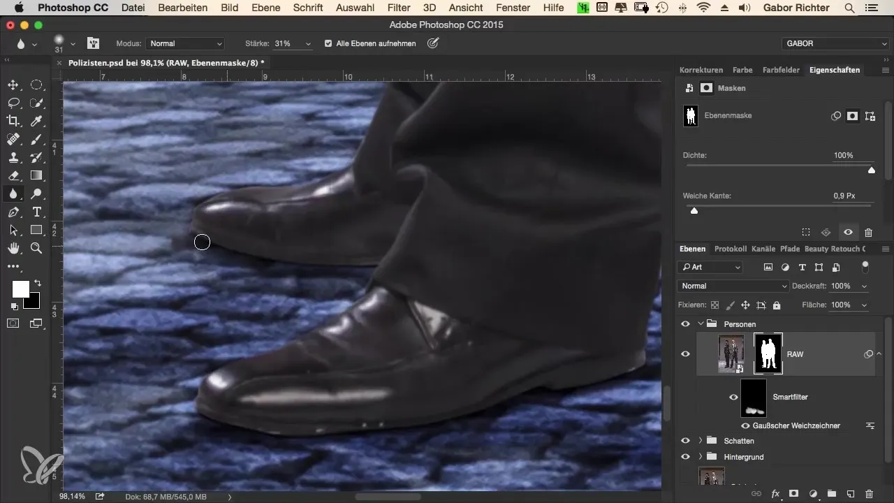 El look criminal – Ajustes de nitidez El look de crimen – Ajustes de nitidez