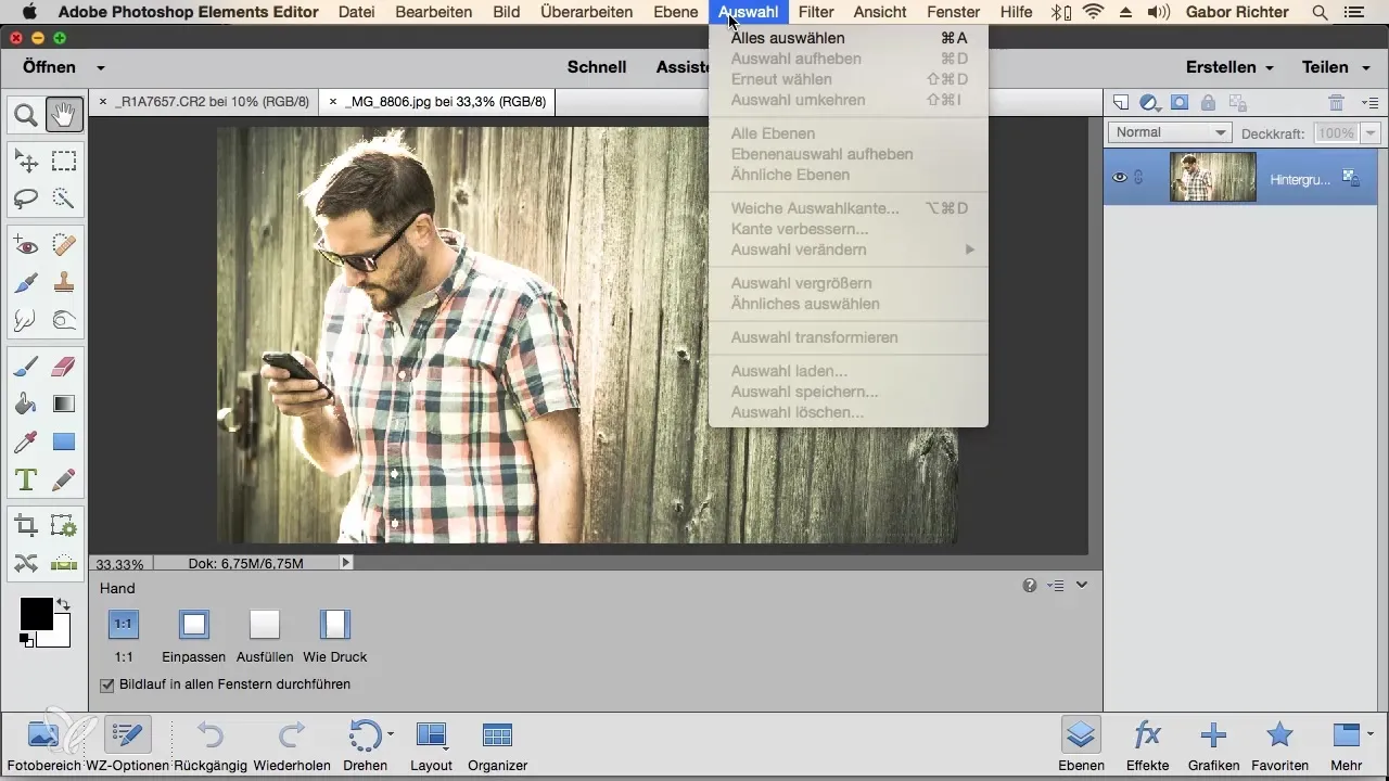 Wichtiger Überblick über Photoshop Elements Menüs