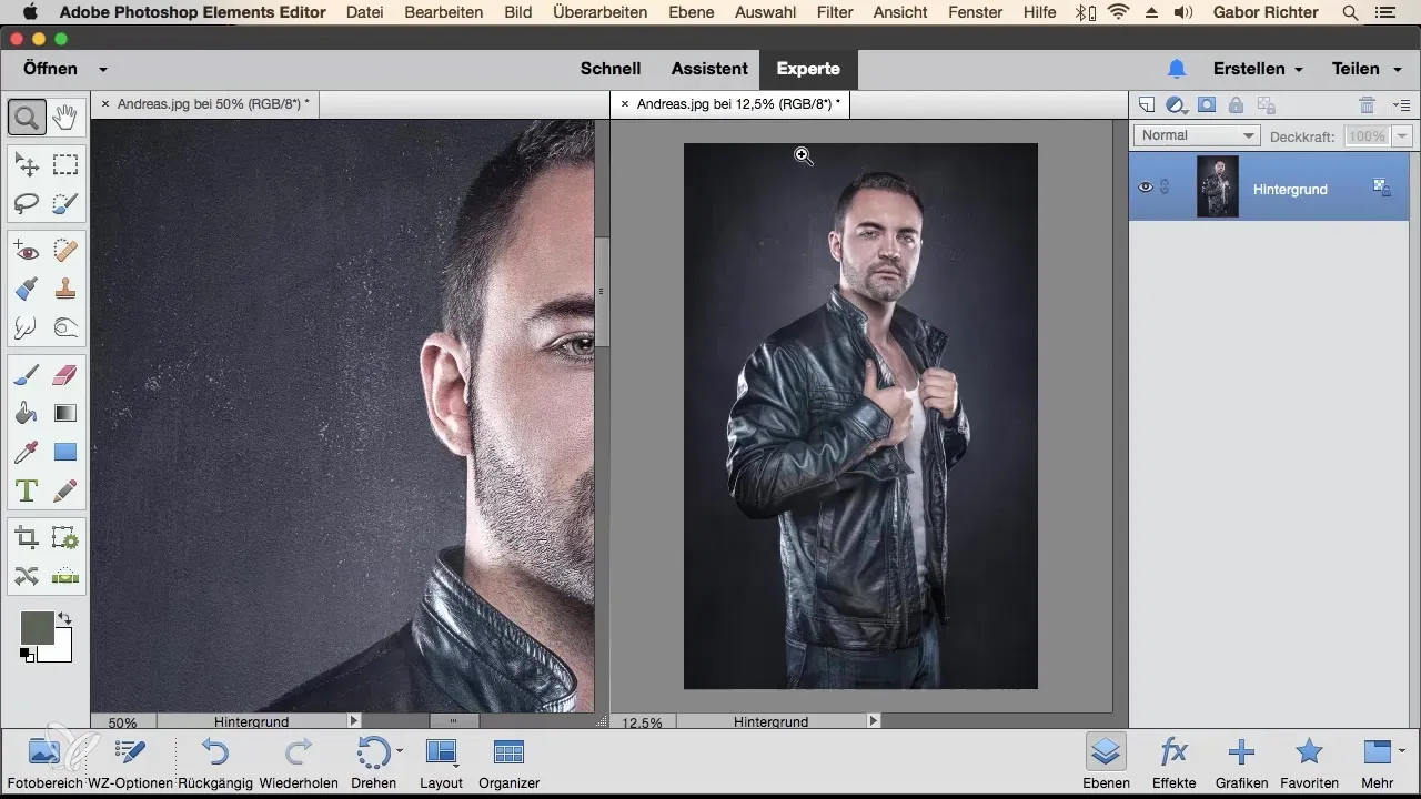 Dupliziere Fenster in Photoshop Elements für effiziente Bildbearbeitung