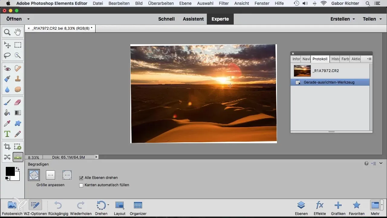 Gerade Bilder Ausrichten mit Photoshop Elements – Einfache Anleitung