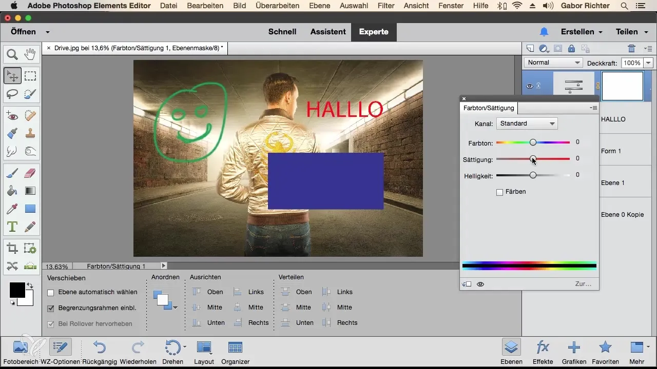 Vielfältige Ebenenarten in Photoshop Elements