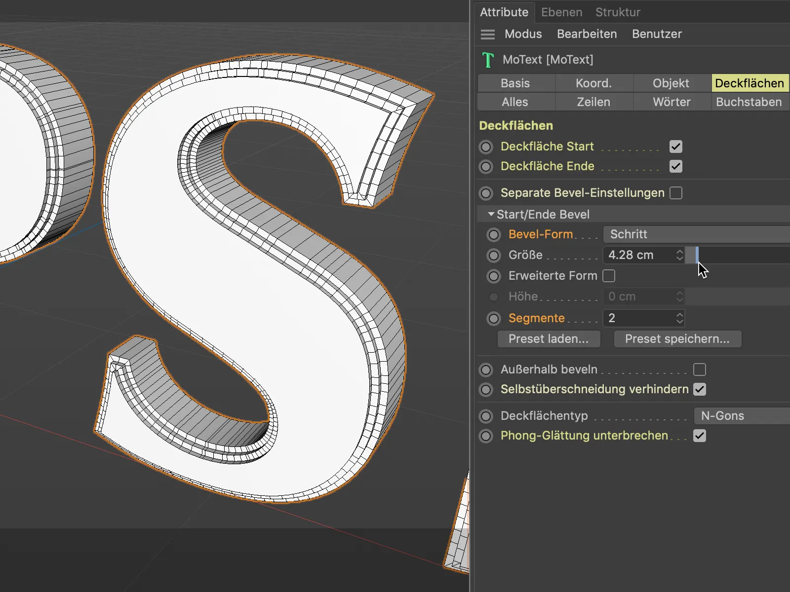 New in Release 21 - improved deck surfaces and bevels