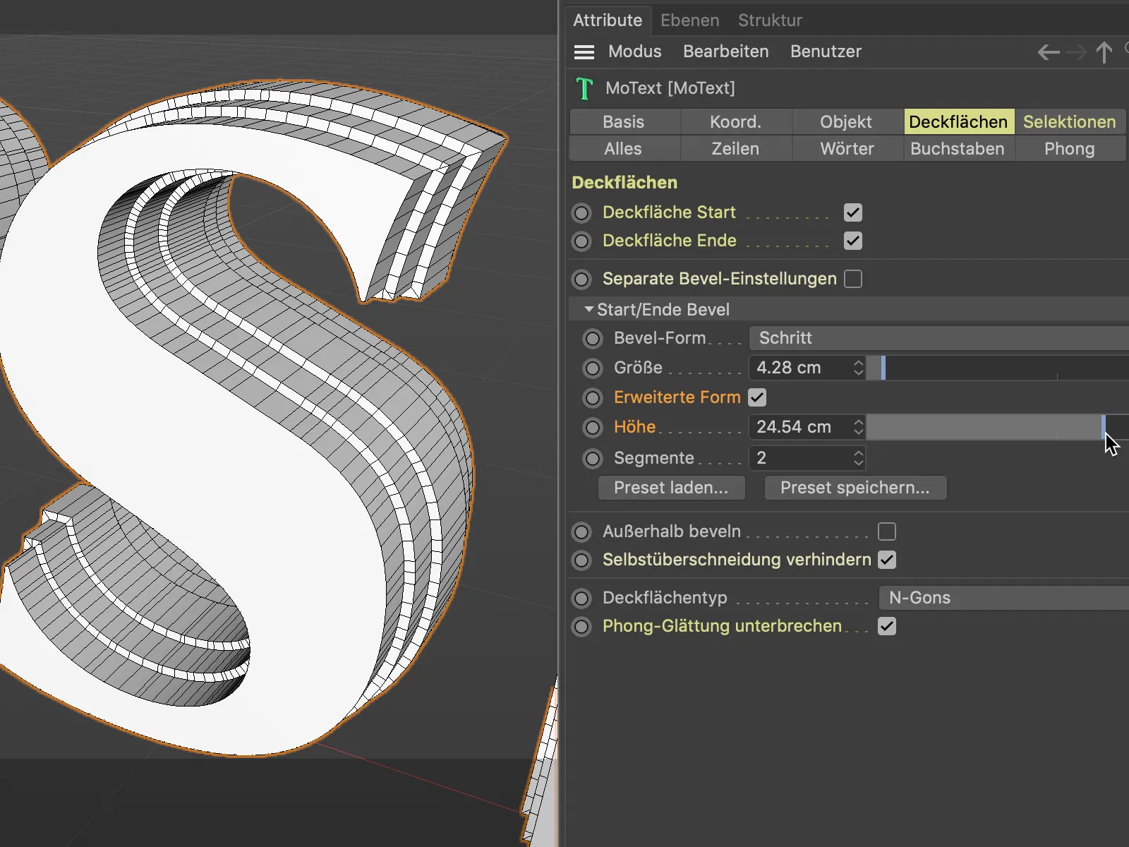 New in Release 21 - improved deck surfaces and bevels