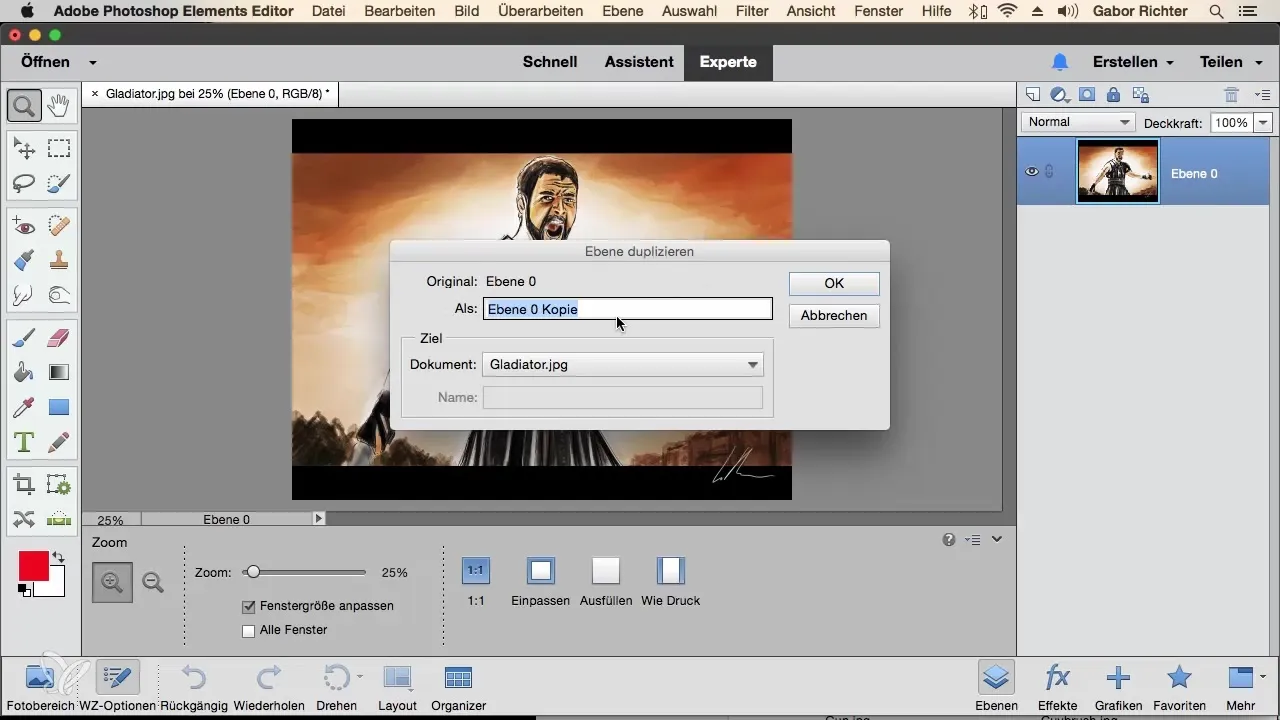 Einfache Methoden zum Duplizieren von Ebenen in Photoshop Elements