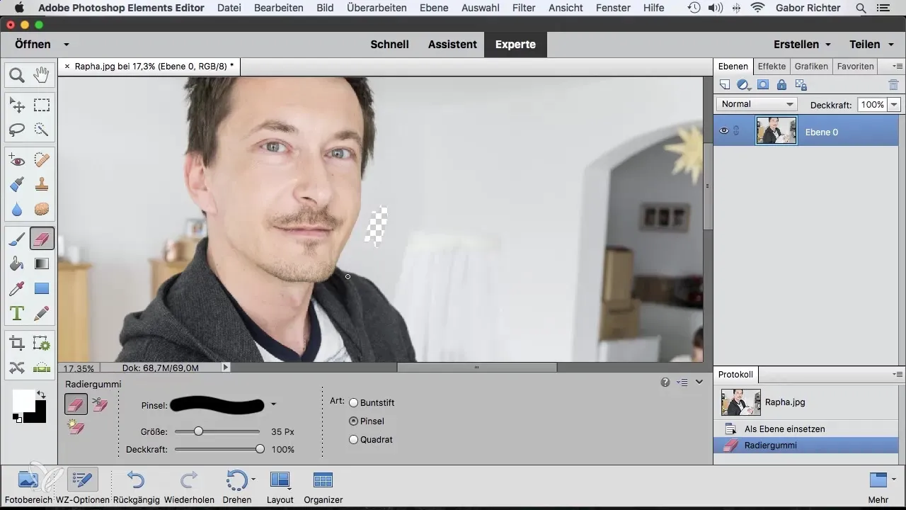 Effective Background Removal with Photoshop Elements Eraser