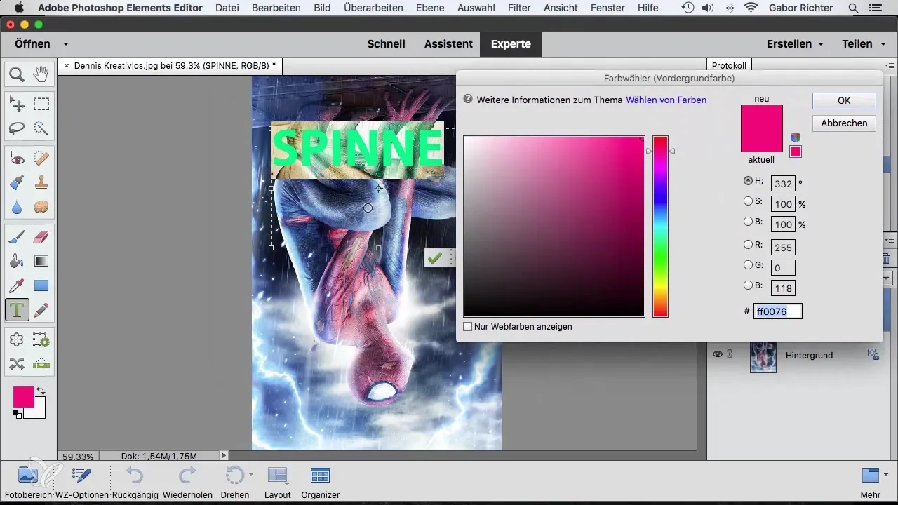 Photoshop Elements Farbwähler – Farben präzise auswählen