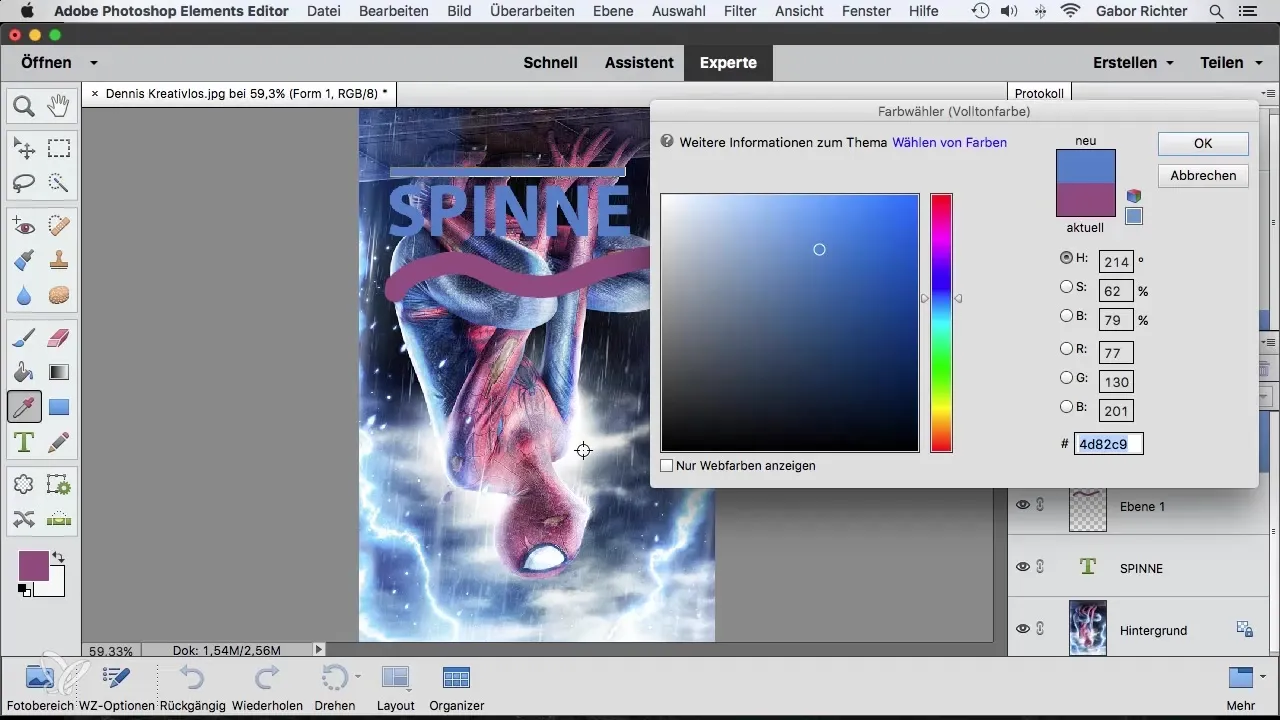 Photoshop Elements Farbwähler – Farben präzise auswählen