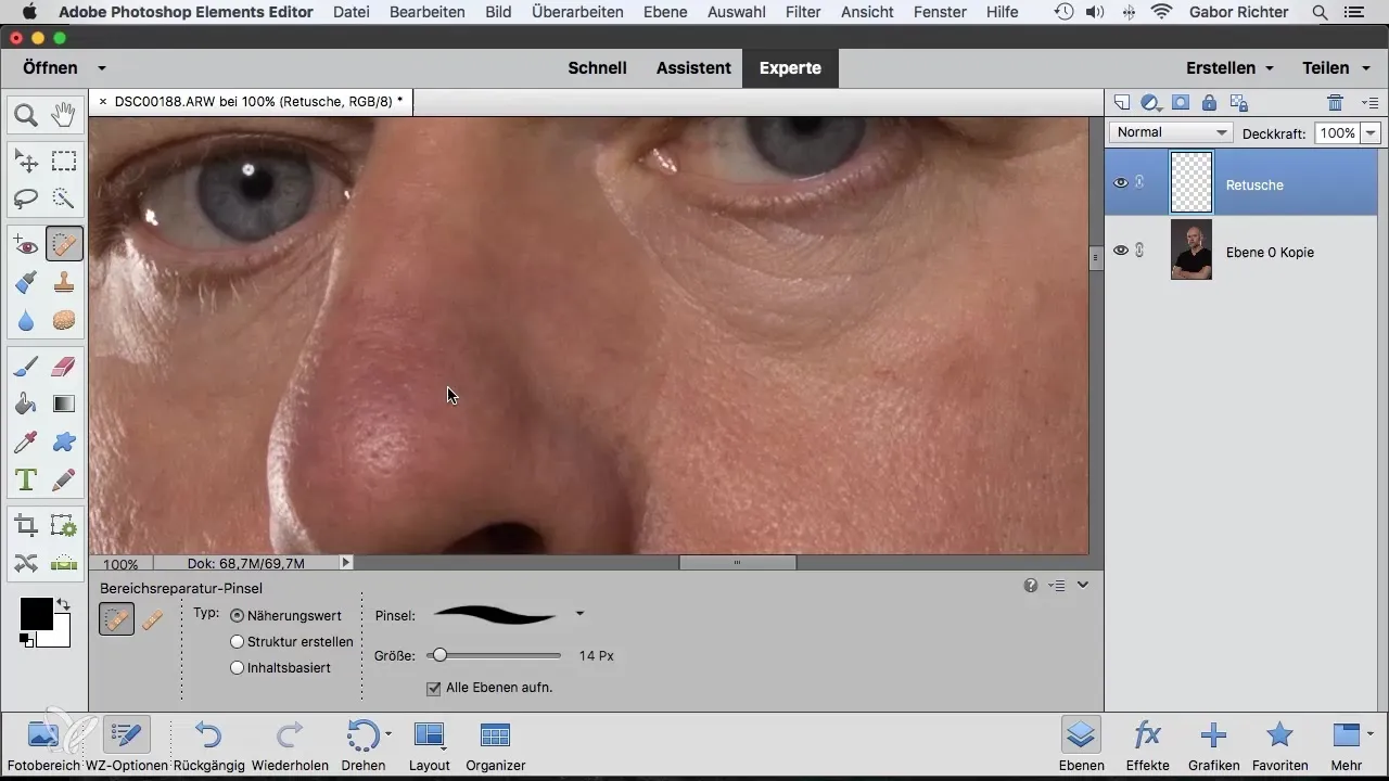Retusche leicht gemacht: Bereichsreparatur-Pinsel in Photoshop Elements Retusche leicht gemacht: Bereichsreparatur-Pinsel in Photoshop Elements