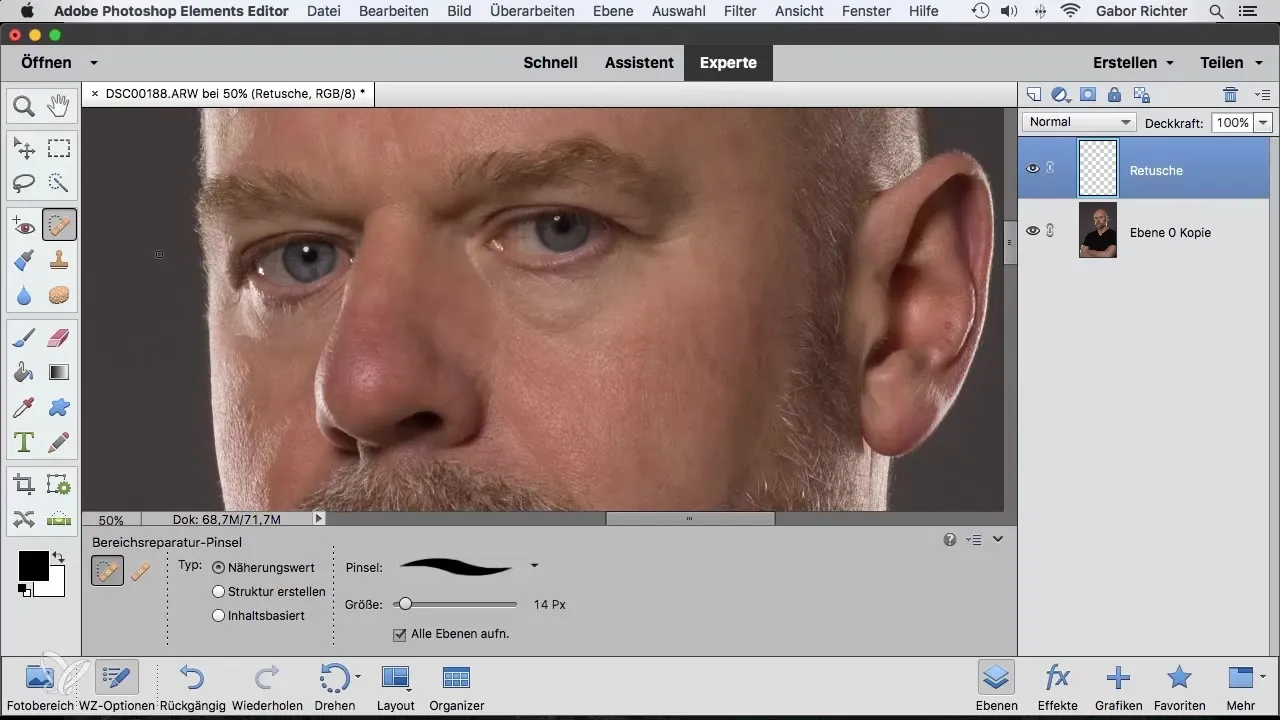 Retusche leicht gemacht: Bereichsreparatur-Pinsel in Photoshop Elements Retusche leicht gemacht: Bereichsreparatur-Pinsel in Photoshop Elements
