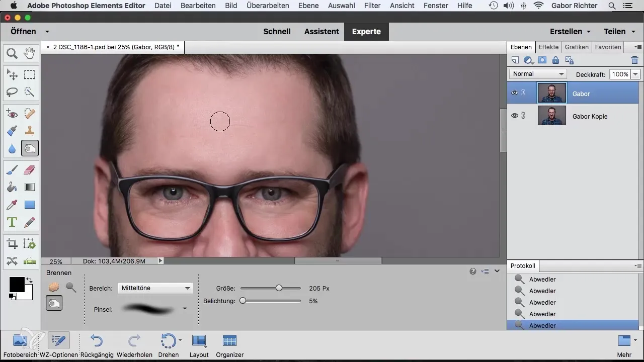 Abwedler und Brenner in Photoshop Elements gezielt einsetzen