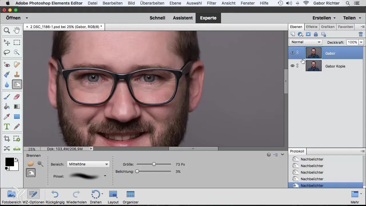 Abwedler und Brenner in Photoshop Elements gezielt einsetzen