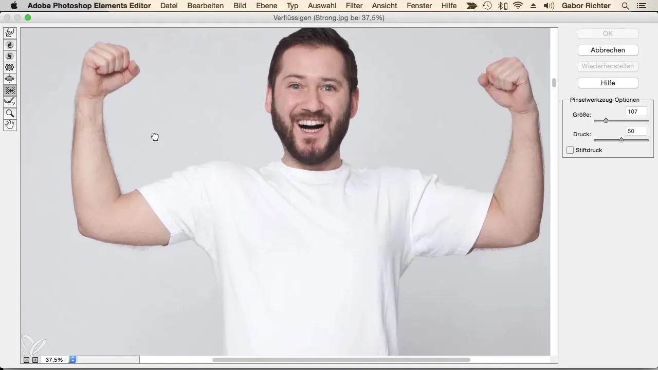 Kreative Anpassungen mit Verflüssigen in Photoshop Elements Kreative Anpassungen mit Verflüssigen in Photoshop Elements