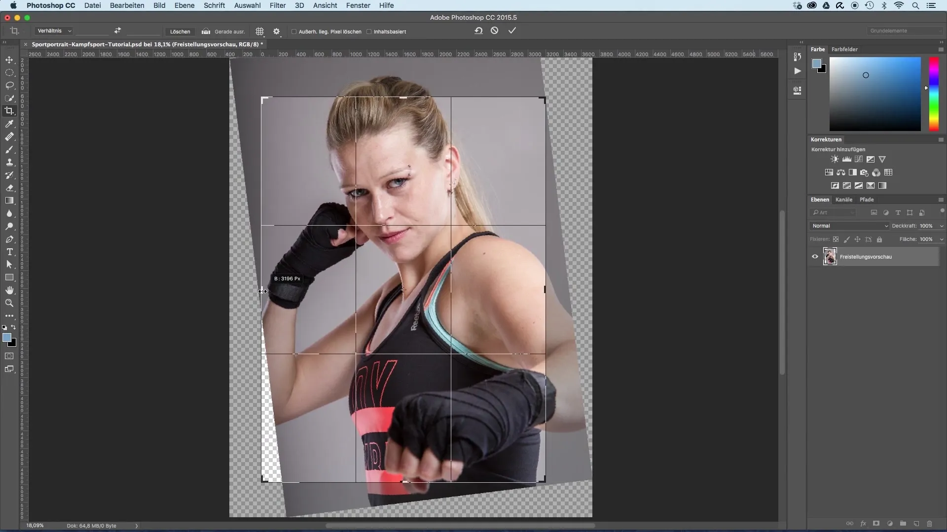 Optimiser le portrait sportif - Redimensionner l'image facilement Optimiser le portrait sportif – Rogner une image facilement