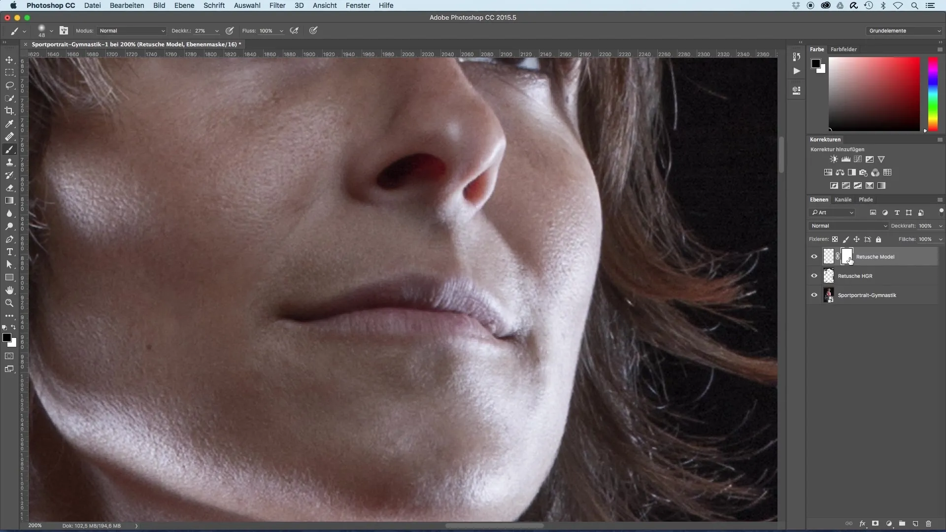 Retouche de portraits sportifs - Soins de la peau naturels Retouche de portraits sportifs - Soins de la peau naturels