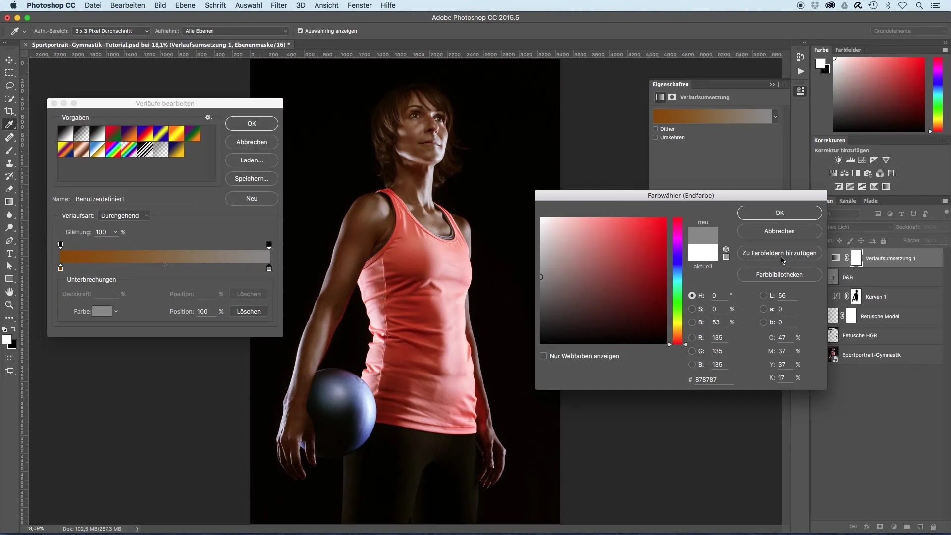 Bronzage de la peau par application par dégradé pour portraits sportifs Bronzage par gradient pour les portraits sportifs