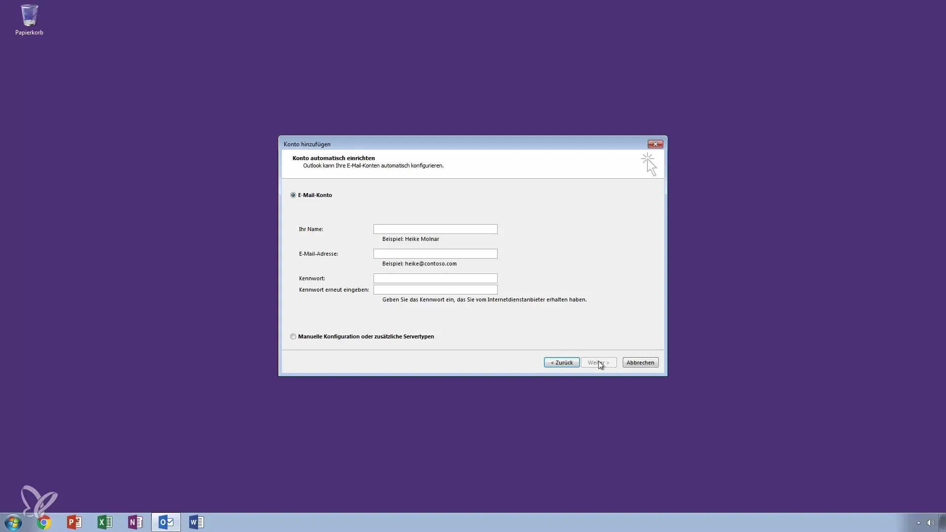 Configurar una cuenta de correo electrónico de manera efectiva en Outlook 2016 Configurar eficazmente una cuenta de correo electrónico en Outlook 2016