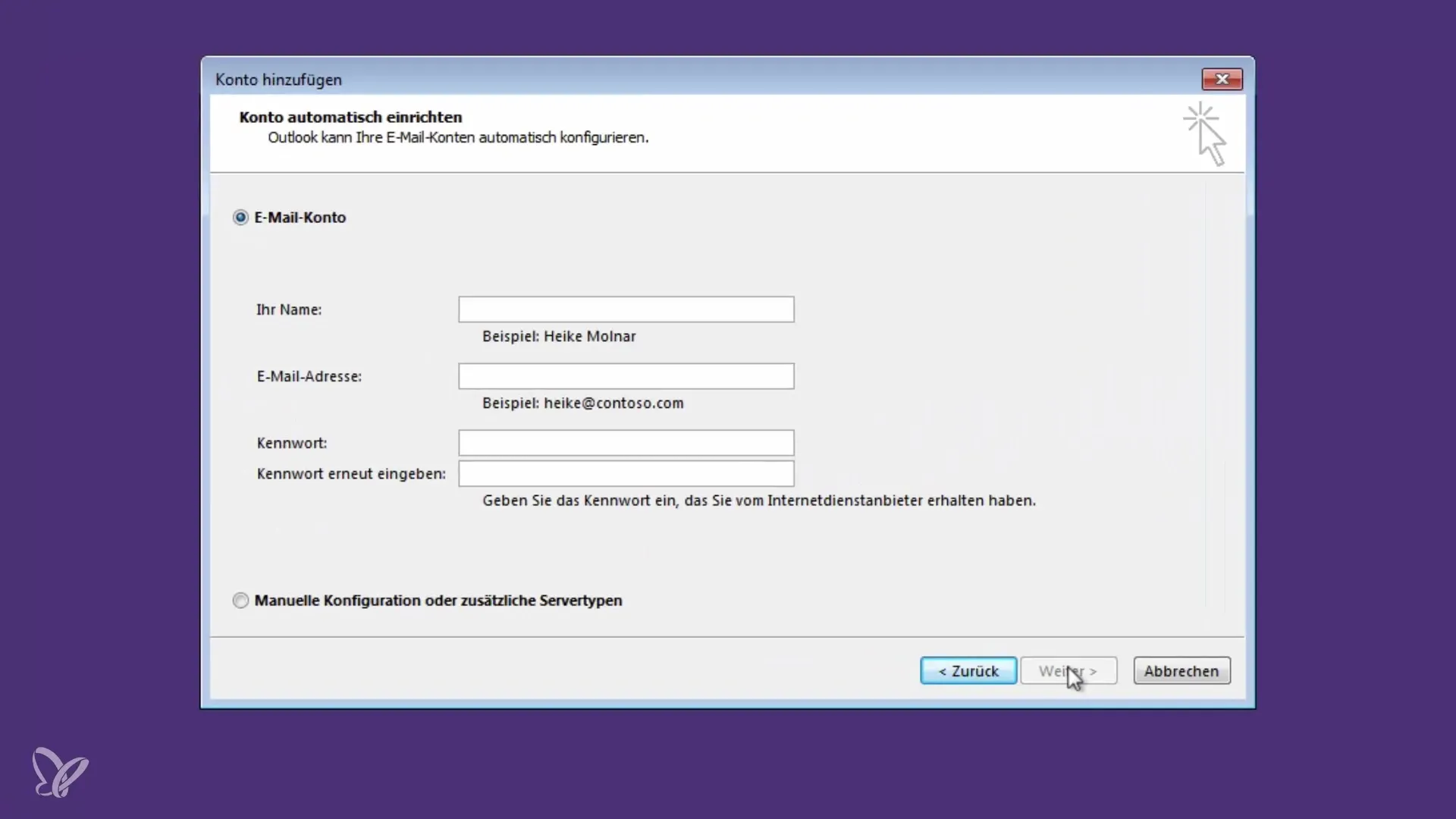 Configurar eficazmente la cuenta de correo electrónico en Outlook 2016 Configurar la cuenta de correo electrónico de manera efectiva en Outlook 2016