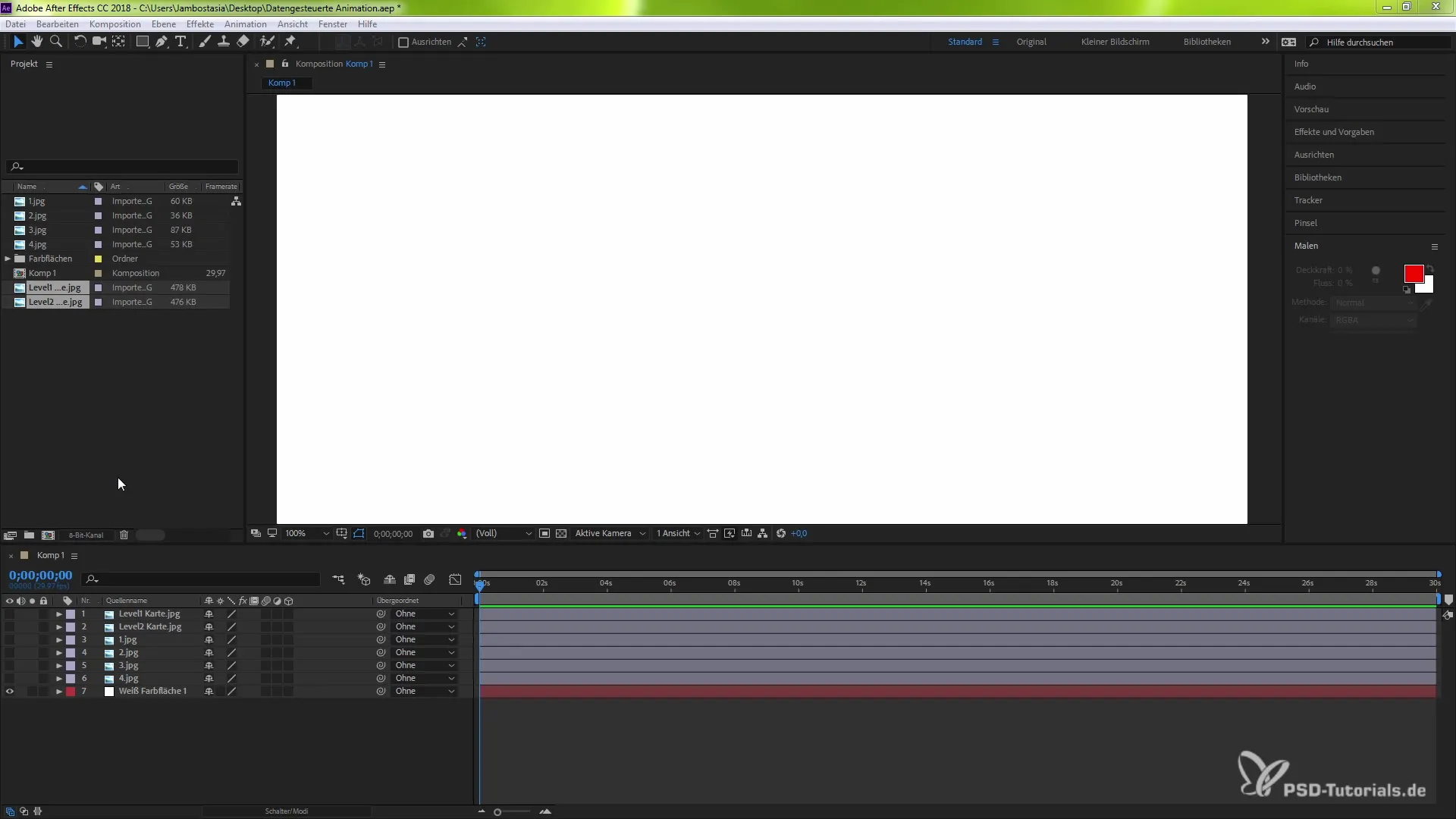 Data-driven animation in After Effects CC 2018 Data-driven animation in After Effects CC 2018