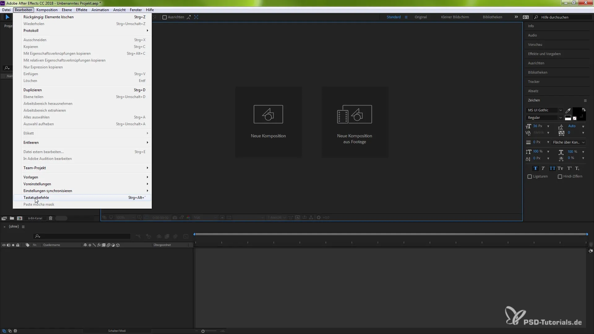 Visual editor for keyboard shortcuts in After Effects 2018 Visual Editor for Keyboard Shortcuts in After Effects 2018
