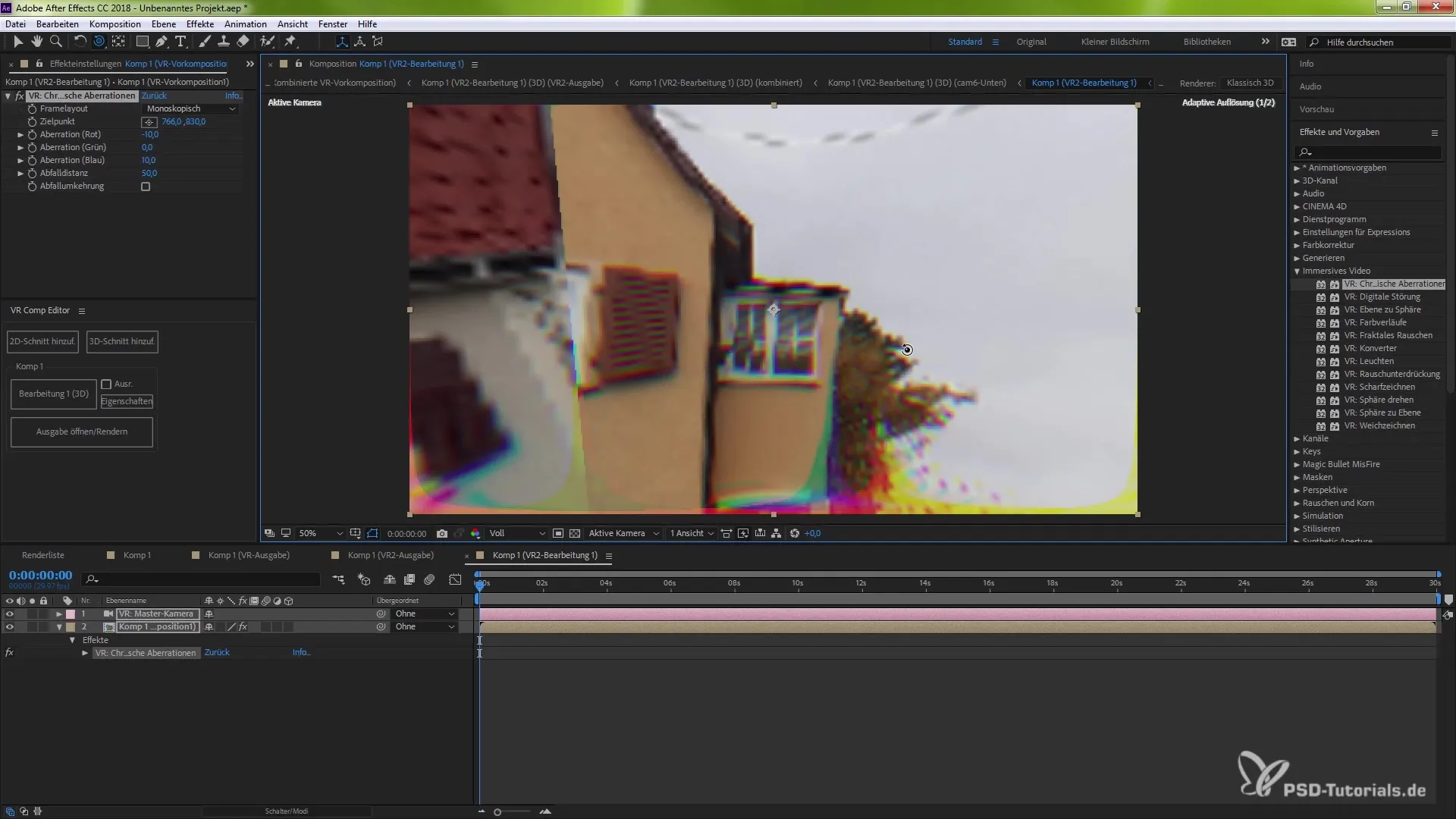 Innovative VR features in After Effects CC 2018 Innovative VR features in After Effects CC 2018