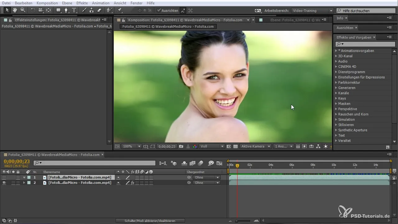 Stabilisiere Videos mit After Effects – Verkrümmungsstabilisierung