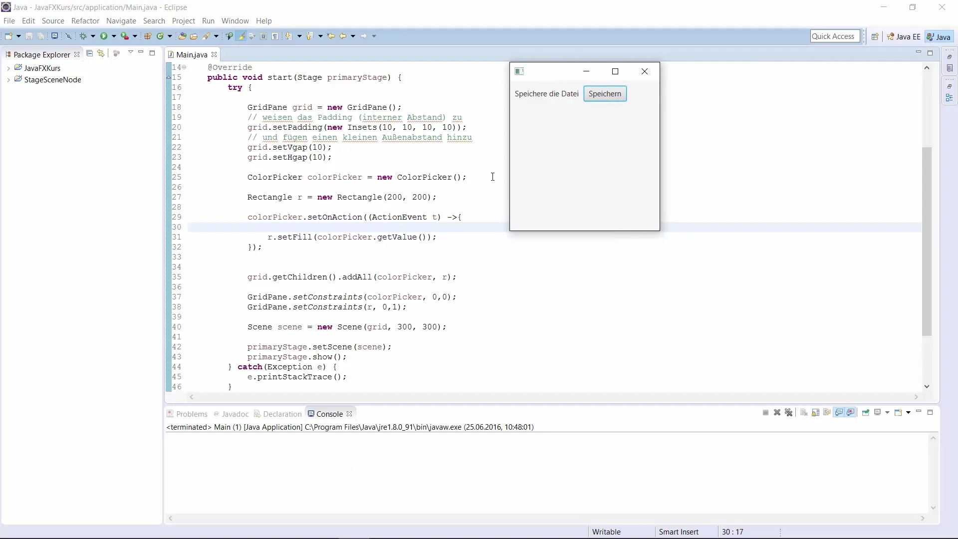 JavaFX FileChooser zum einfachen Auswählen und Speichern von Dateien