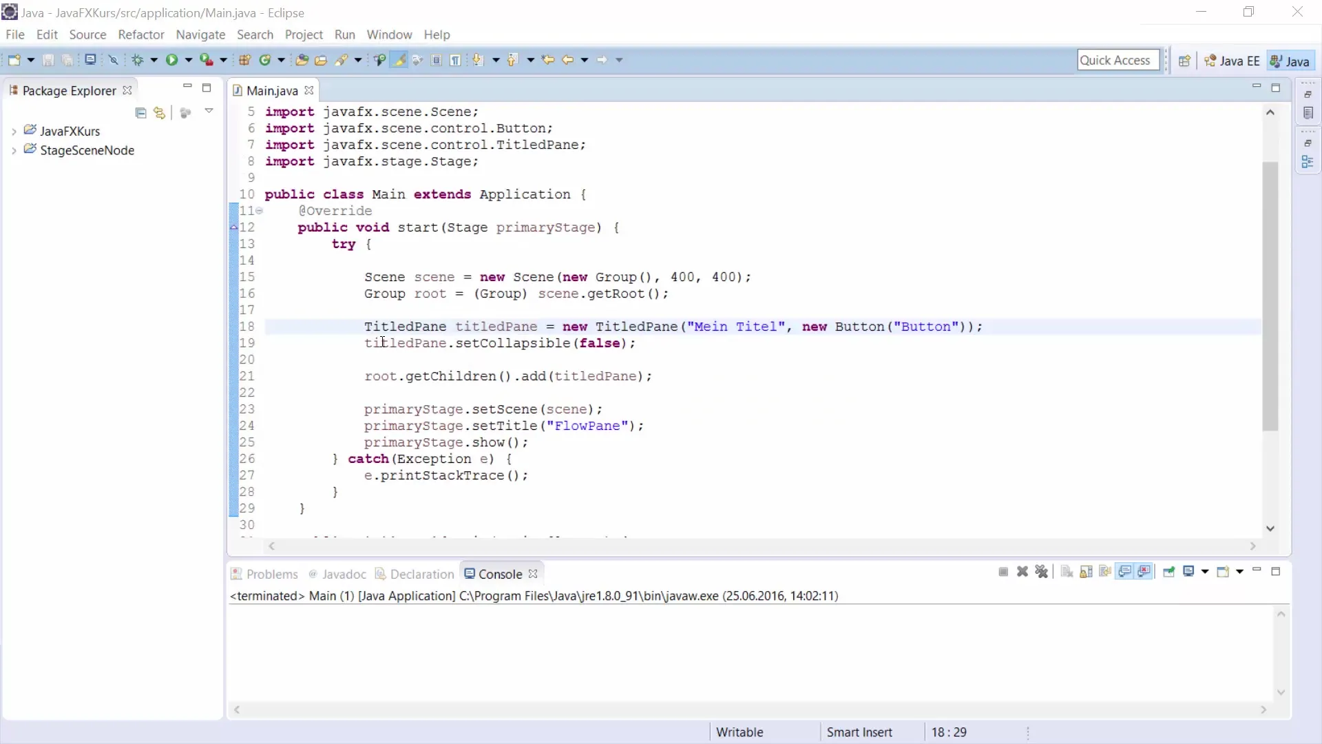 TitledPane in JavaFX – Entwickle dynamische Benutzeroberflächen