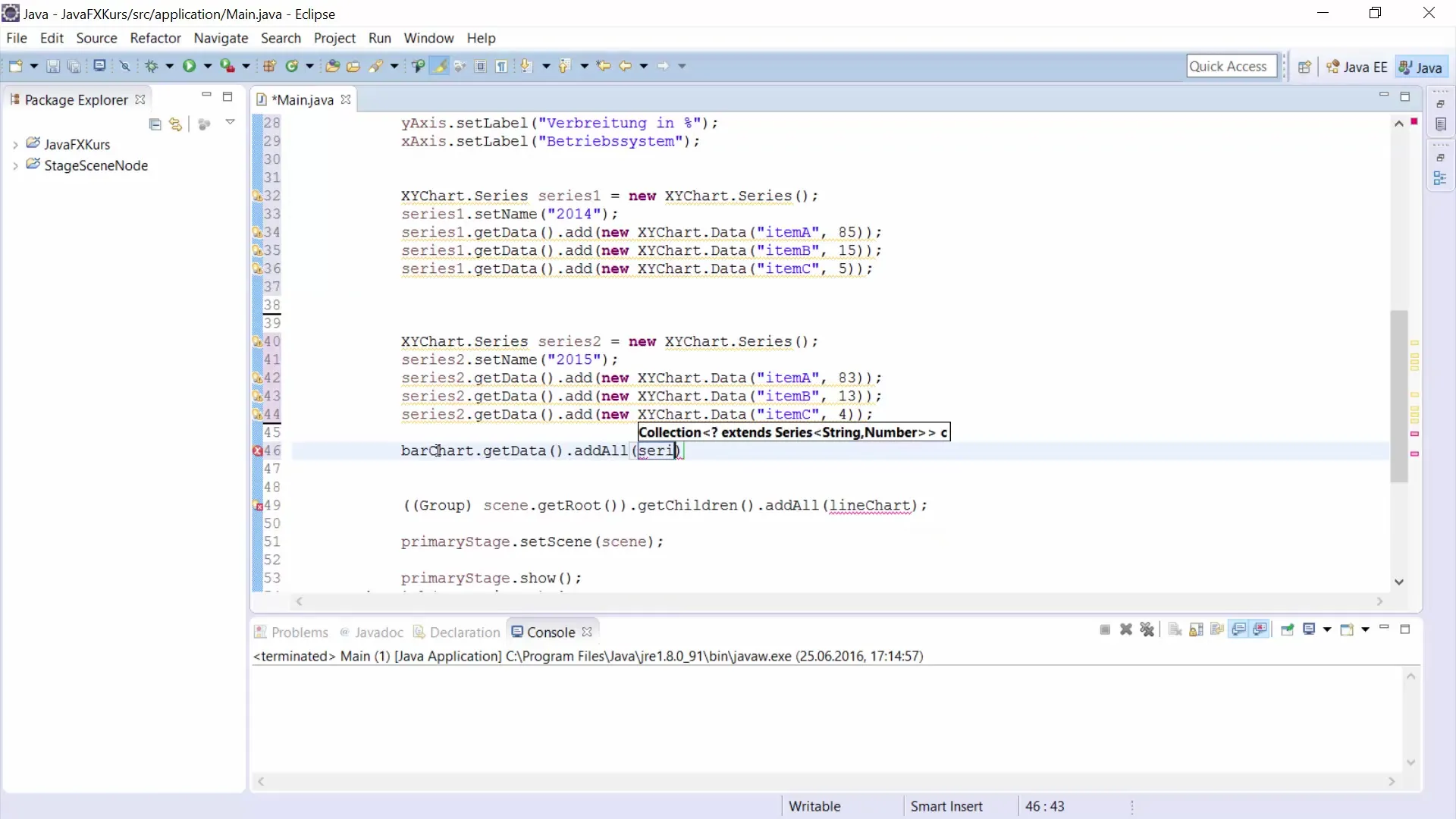 ```java