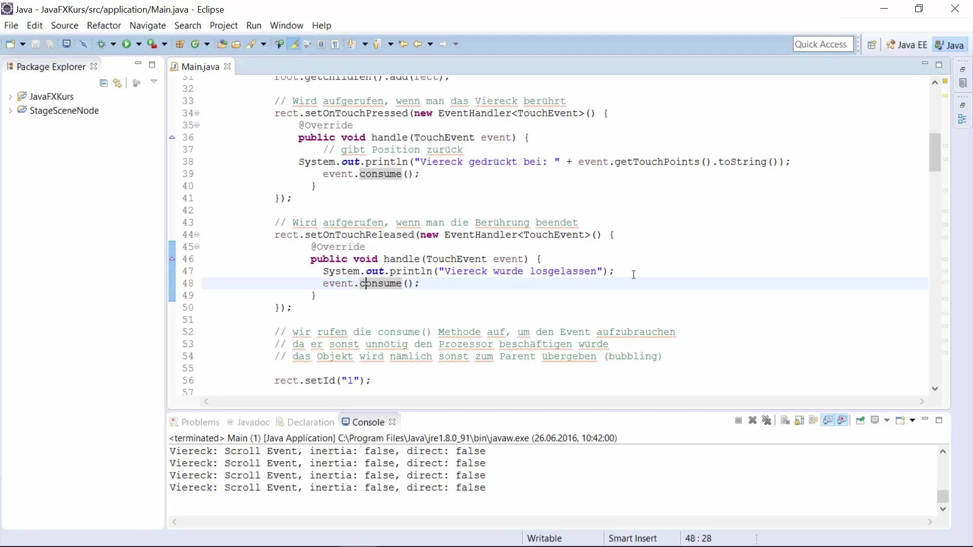 JavaFX Gesten-Events: Interaktive Benutzeroberflächen gestalten