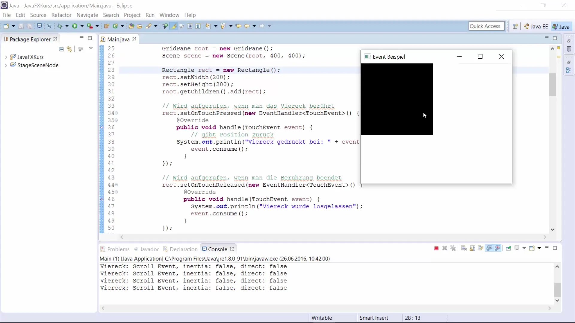 JavaFX Gesten-Events: Interaktive Benutzeroberflächen gestalten