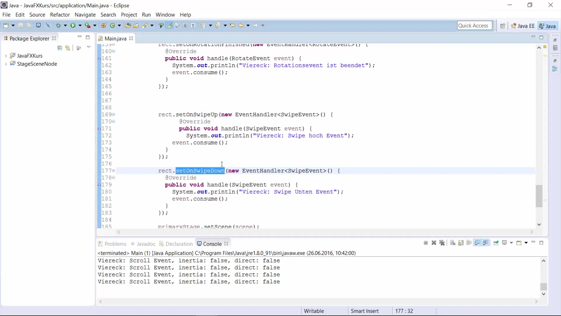 JavaFX Gesten-Events: Interaktive Benutzeroberflächen gestalten