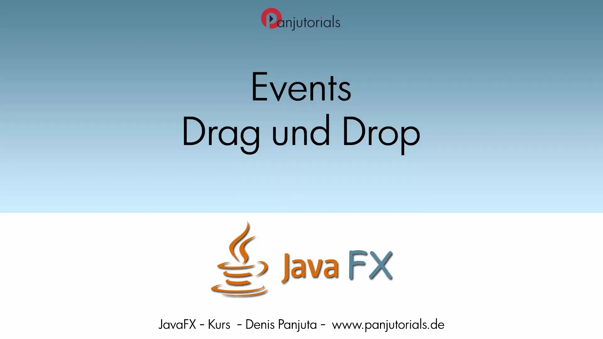 Drag und Drop in JavaFX – Schritt-für-Schritt Anleitung für Anfänger