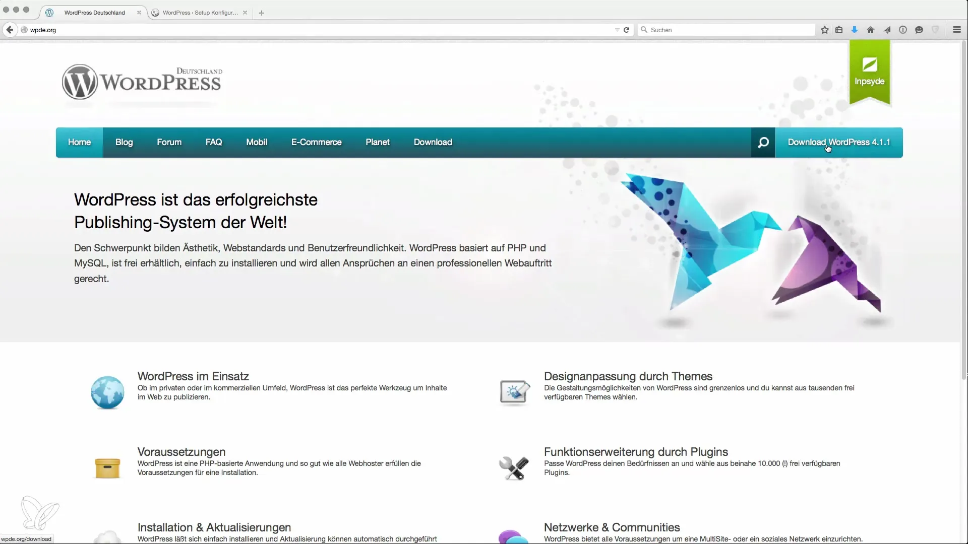 WordPress effektiv installieren für Nischenseiten