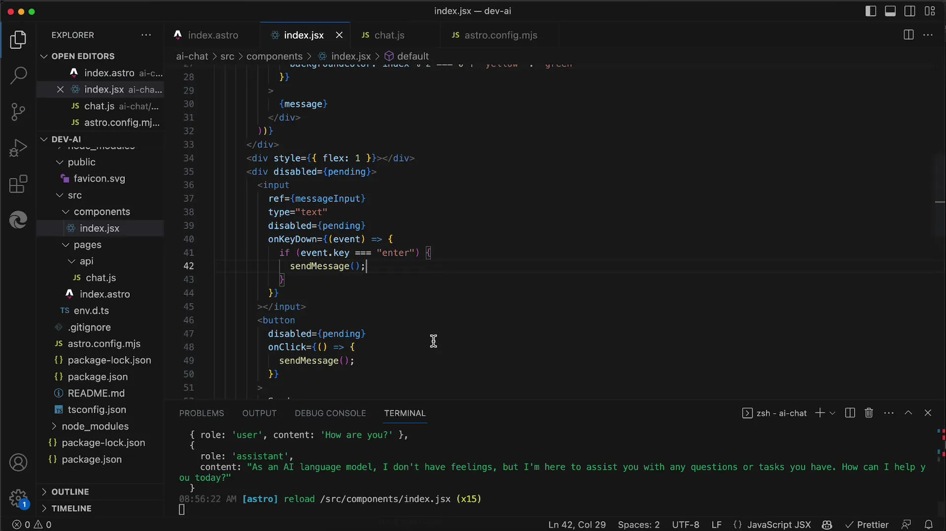 Vylepšit historii chatu pomocí OpenAI API